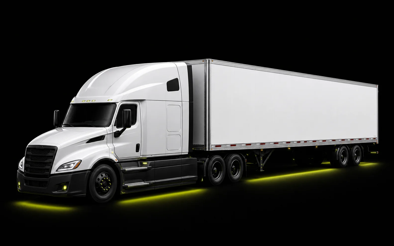 Dry-van tractor-trailer