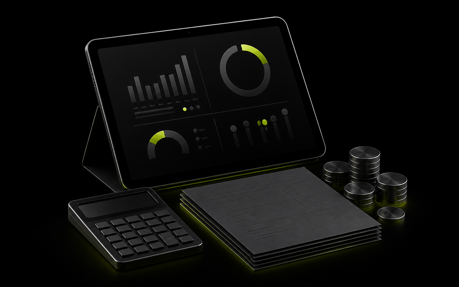 Accounting tools and invoice render